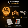 Lámpara Luna 3D Personalizada